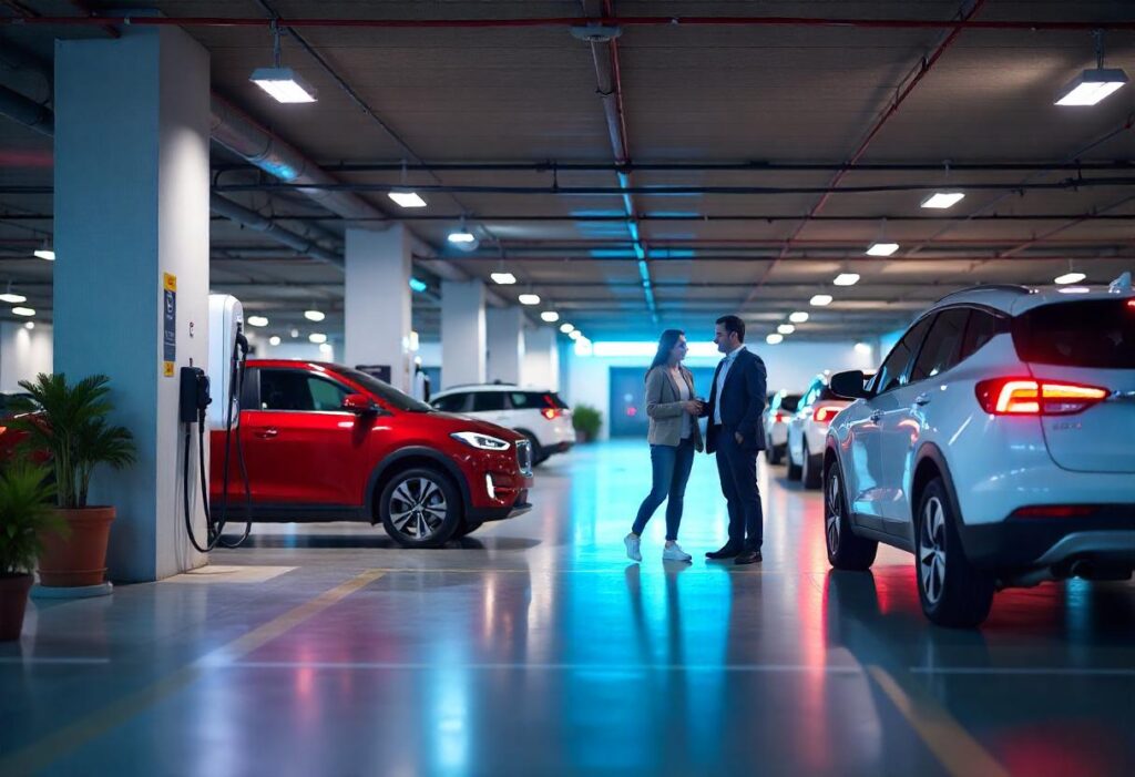 UK shopping centre EV charging