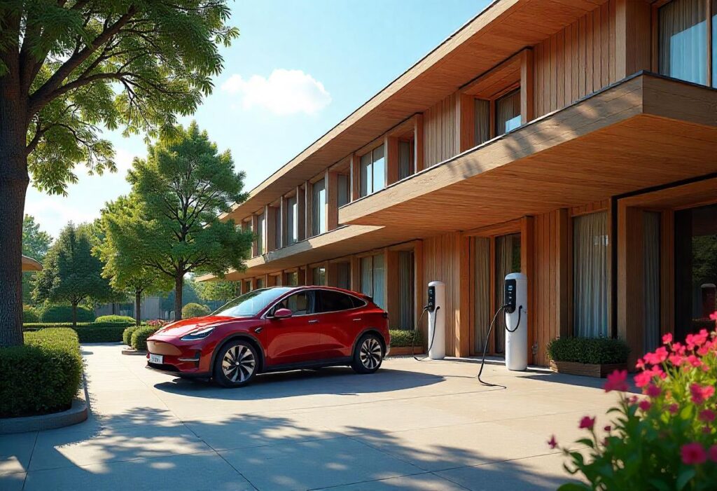 hotels with ev charging uk