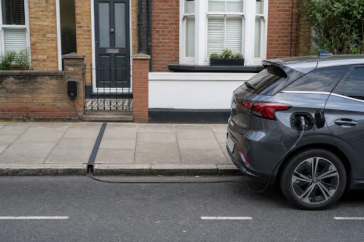 cross pavement charging solution